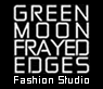 Green Moon Frayed Edges